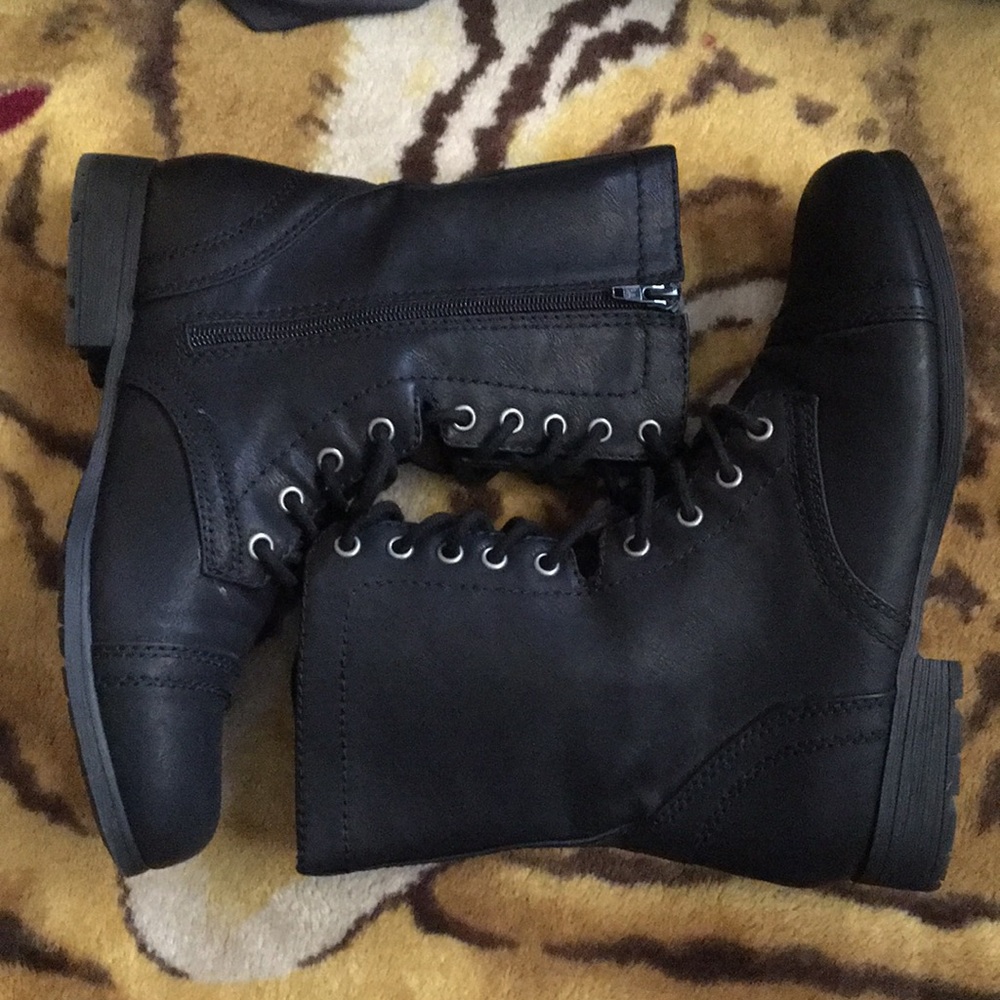 Forever 21 combat boots